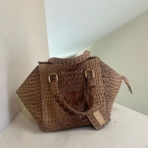 Brown‎ Croc Faux Leather Women’s tote bag Handbag